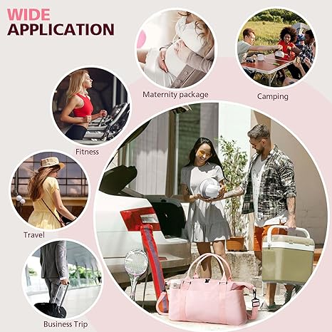 Bolsa de lona de viaje, bolsa impermeable para fin de semana, bolsa de mano para mujer, bolsa de lona deportiva para gimnasio, bolsa de hospital para trabajo de parto y parto, bolsa de equipaje